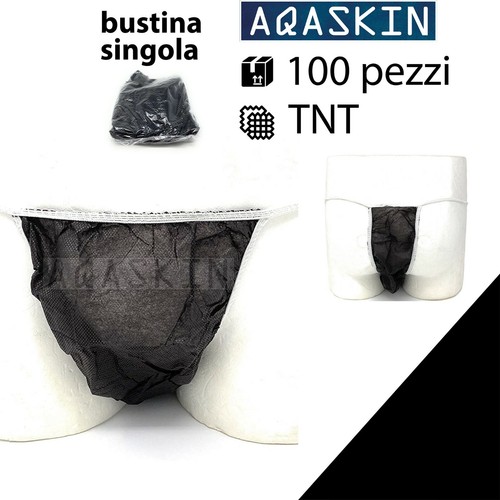 100 slip monouso uomo tanga - pz,